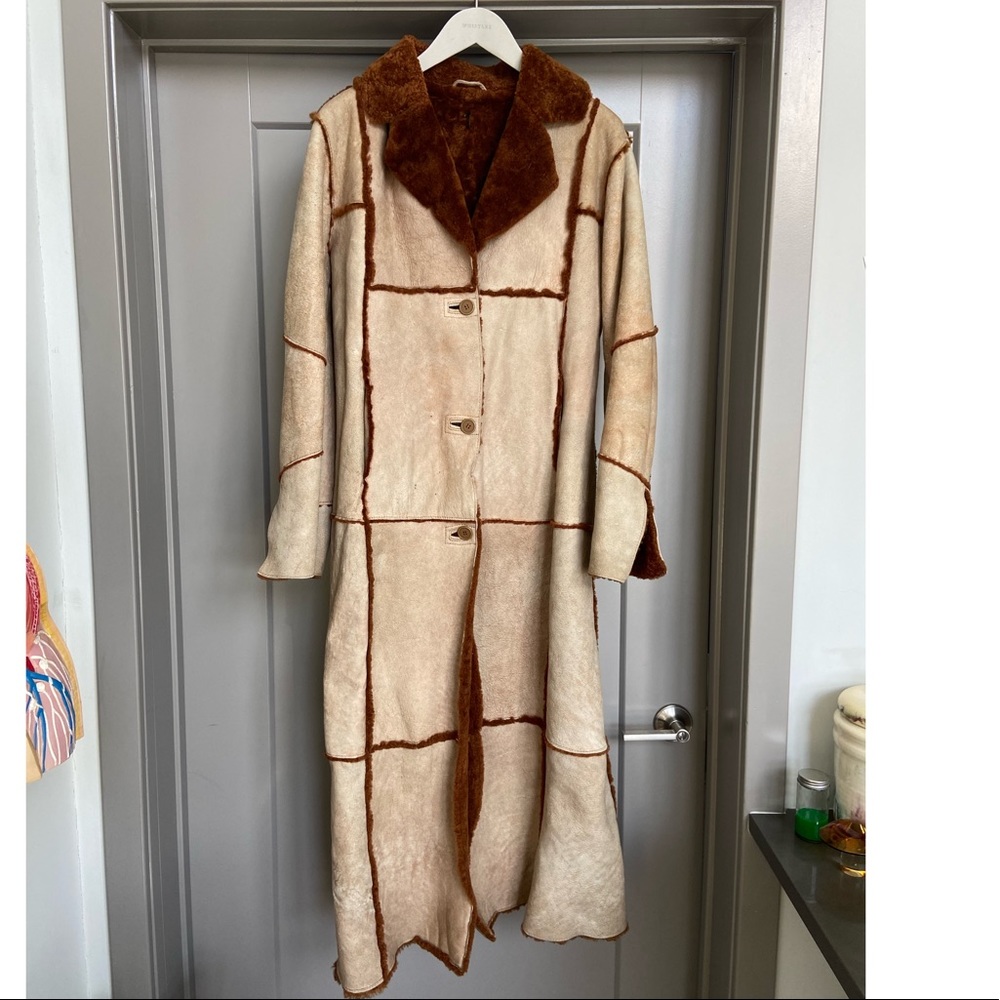 Vintage Grande Pieles Genuine Sheepskin Shearling Maxi Coat